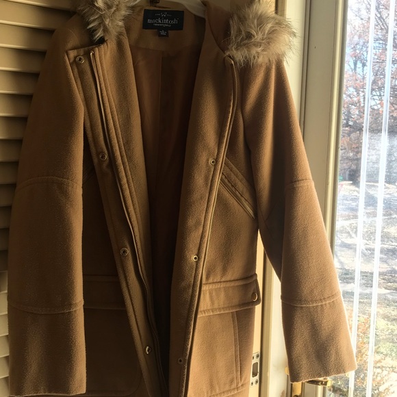 Caramel color winter coat - Picture 4 of 5